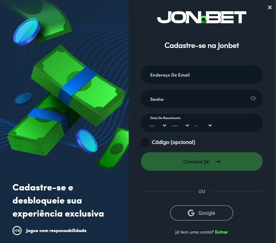 registro casino jonbet