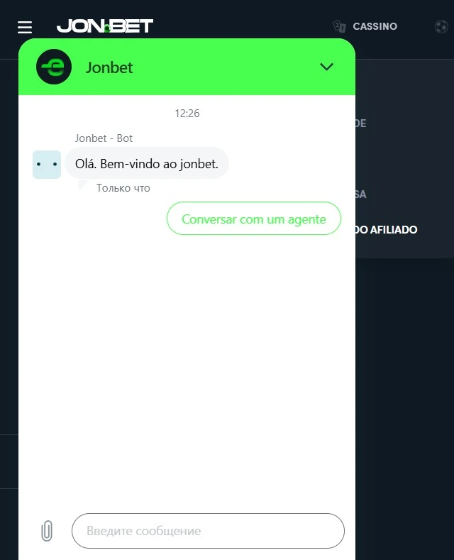 servico de suporte do casino jonbet